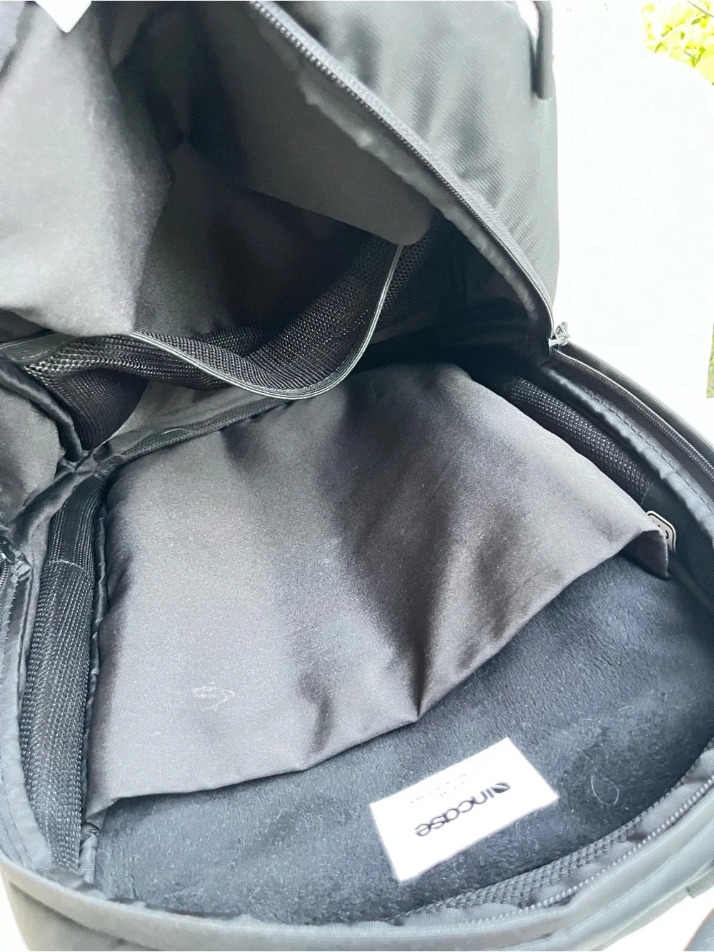 Incase grey backpack